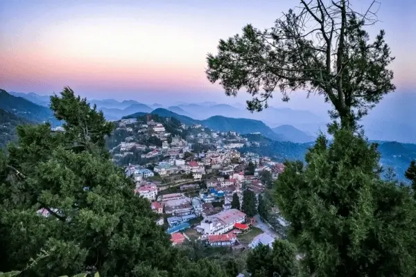 beautiful mussooire view captured during Uttarakhand 4 dham yatra tour package